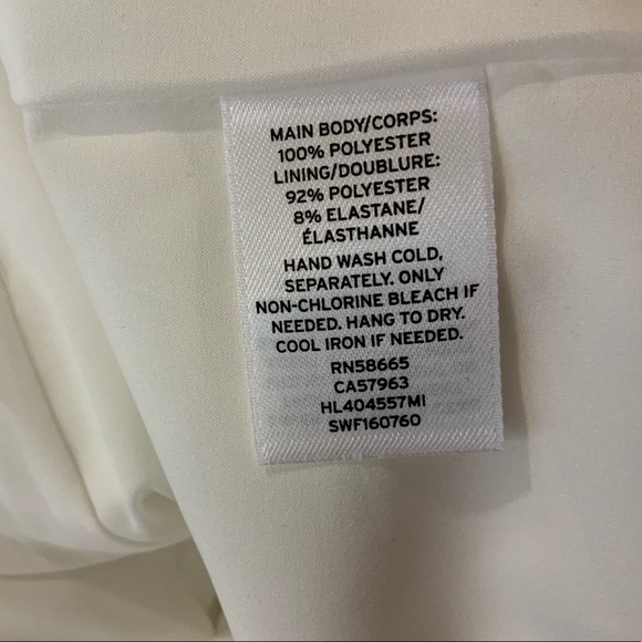 🆕Chelsea28 White Asymmetrical Cocktail Dress SZ 0 - Picture 8 of 8